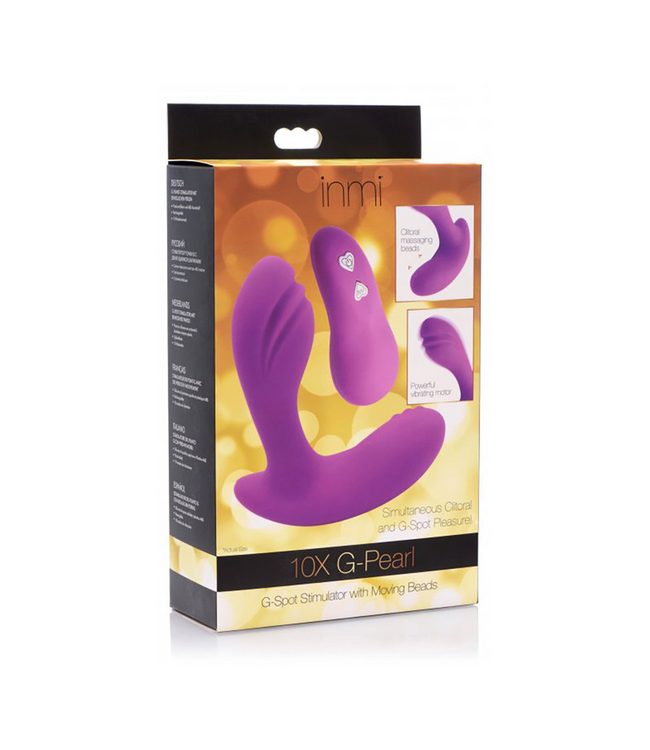 XR Brands G-Pearl Ultimate G-Spot & Clitoral Vibrator with Moving Beads