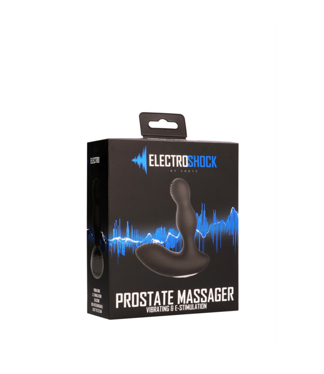 ElectroShock Black Beauty Prostaatmassager met 10 Vibraties en Elektrische Stimulatie