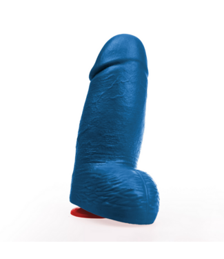 Fuck & Fist Dikke Blauw Dildo met Ballen - 17 cm - Realistisch en Sterk met Zuignap