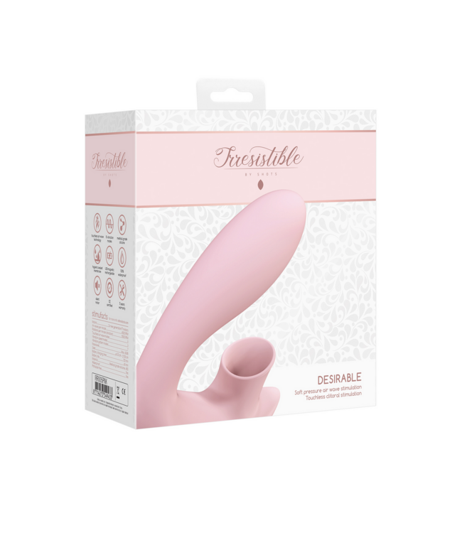 Irresistible Oplaadbare Waterdichte Luchtpulsvibrator – Flexibel & Krachtig Voor Intens Genot