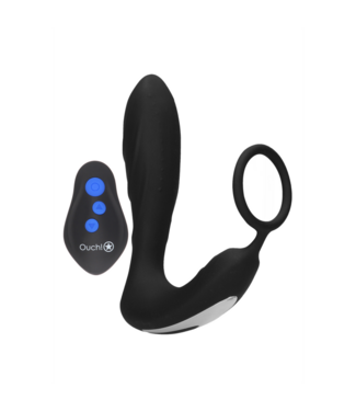 Ouch! E-Stim Vibrating Butt Plug & Cock Ring – Intense Prostate Pleasure