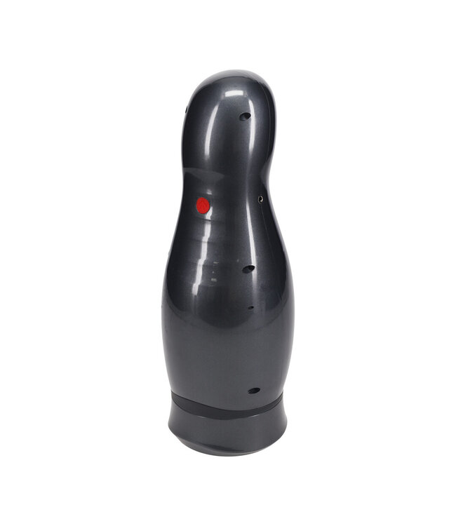 Pumped Virtuo Gun Metal Masturbator Pump - Powerful Vibration & Heat