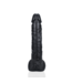 RealRock Extra Large RealRock Black PVC Dildo with Suction Cup - 29 cm