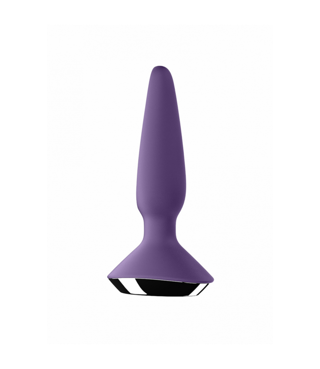 Satisfyer Plug-Ilicious 1 - Medium Vibrerende Paarse Anaalplug met Satisfyer Connect