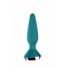 Satisfyer Plug-Ilicious 1 – Vibrierender Analplug aus Silikon, wiederaufladbar, Petrol
