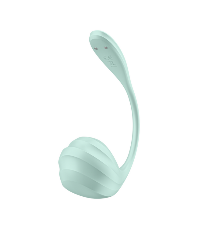 Satisfyer Smooth Petal Connect Mint: Waterproof App-Controlled Couples Vibrator