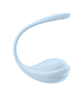 Satisfyer Satisfyer Smooth Petal Connect Vibrator Blauw – Draadloze Verwennerij met App