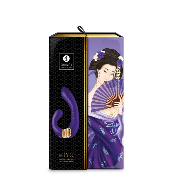 Shunga MIYO G-Spot Vibrator - Dual Intensity for Ultimate Pleasure & Stimulation