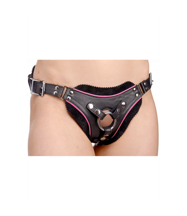 XR Brands Flamingo Vegan Strap-On 9 cm | Verstelbaar & Stijlvol met Roze Accenten