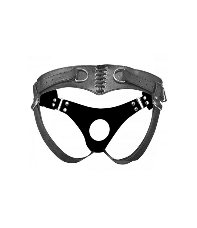 XR Brands Luxury Corset-Style Strap-On Harness with Adjustable Fit & Comfort