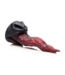 XR Brands Verken de Dragon Tongue Siliconen Dildo 24,4 cm – Luxe Rood/Zwart Sensatie