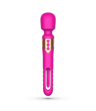 Crushious Big Ben Dual Wand Massager Roze - Oplaadbaar Genot met 7 Vibraties