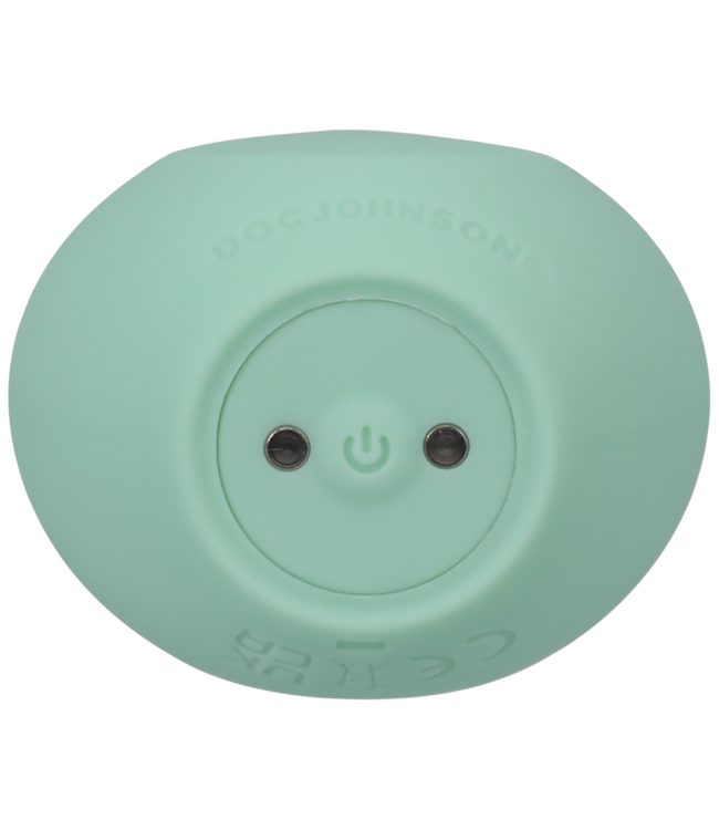 Doc Johnson Chi Mint Luxury Soft Silicone Clitoral Vibrator - Rechargeable Pleasure