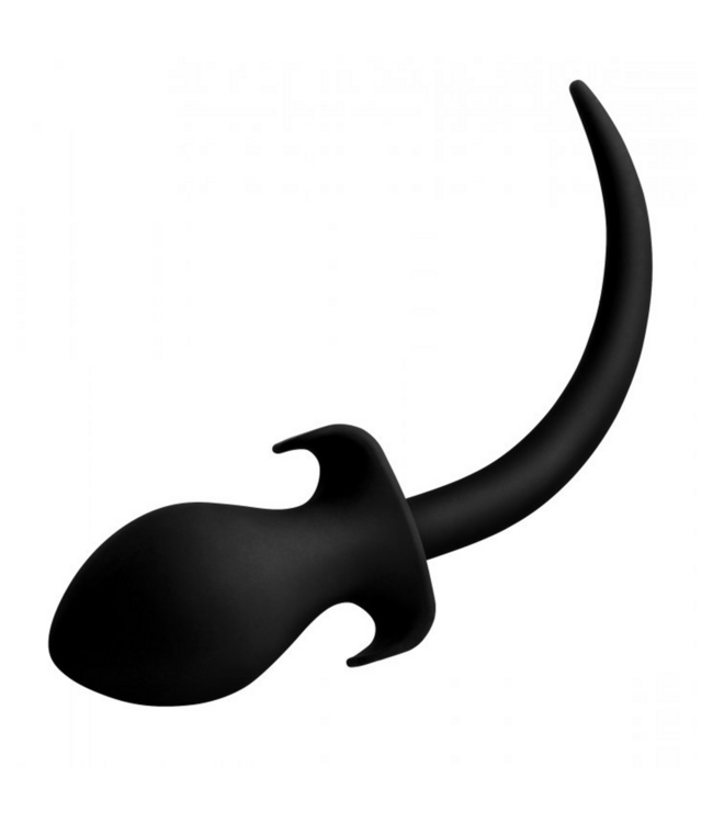 XR Brands Woof XL Silicone Puppy Tail Butt Plug - Safe, Comfortable & Stimulating