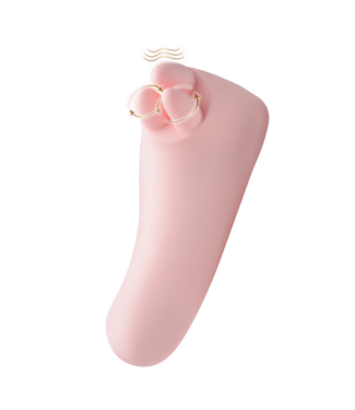 XR Brands Intens Genot: Oplaadbare Clitorisvibrator met Zachte Kietels voor Optimaal Genot