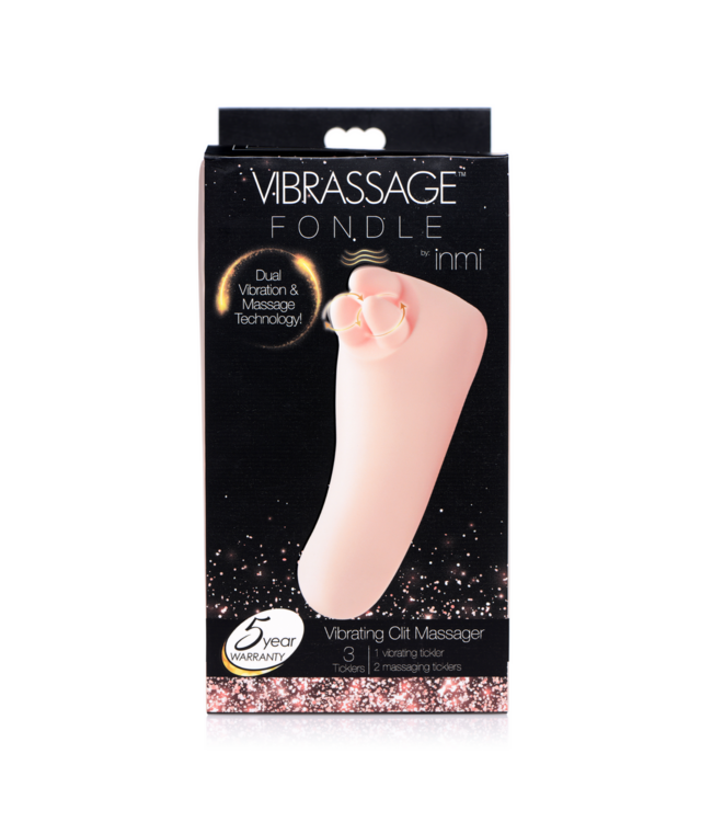 XR Brands Intense Rechargeable Clitoral Vibrator with 3 Gentle Stimulating Modes