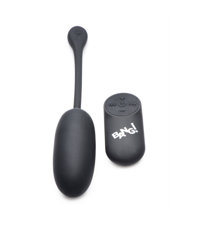 XR Brands BANG Toy's Pluche Vibratie Ei met Afstandsbediening | 28 Patroon Genot