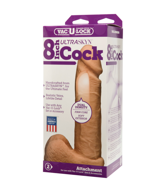 Doc Johnson Realistischer Ultraskyn-Dildo 20,6 cm – Sicher & mit Geädern