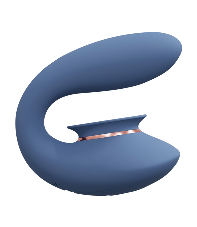 Innovation Twitch 3 Vibrator Blau – Wiederaufladbar mit 10 Funktionen und Saugnapf