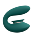 Innovation Twitch 3 Forest Green - 3 Motors Rechargeable Vibrator & Suction Cup