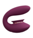 Innovation TWITCH 3 Innovatieve Oplaadbare Vibrator met Zuignap – Luxe Bordeauxrood