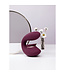 Innovation Twitch 3 Bordeaux Red Rechargeable Vibrator with Suction Cup