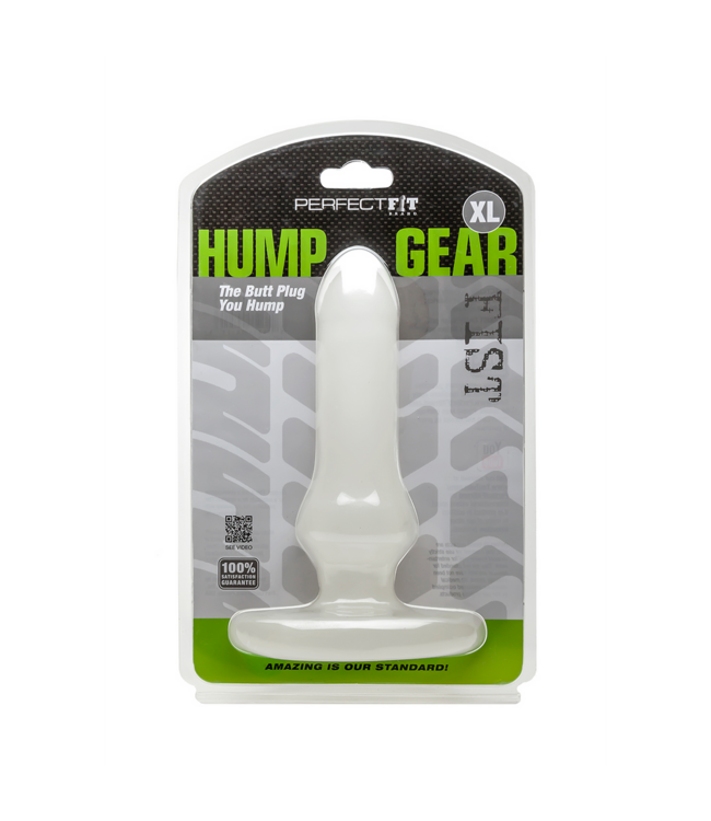 PerfectFitBrand Hump Gear XL Butt Plug - Zacht SilaSkin met Intern Ribbels voor Optimaal Genot