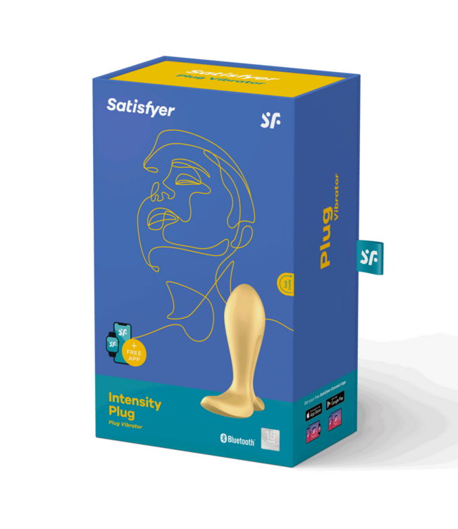 Satisfyer Intensity Plug Goud 11,25 cm - Ergonomisch, Bluetooth, Intense Anale Genot
