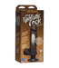 Doc Johnson Ultrarealistischer 18 cm Dildo mit Vibrator und Saugnapf – Braun