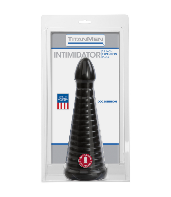 Doc Johnson Intimidator 30 cm Buttplug - Intense Anale Stimulatie met Veiligheid en Comfort