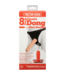 Doc Johnson Klassischer 19,7 cm Dildo mit verstellbarem Ultra-Harness Set