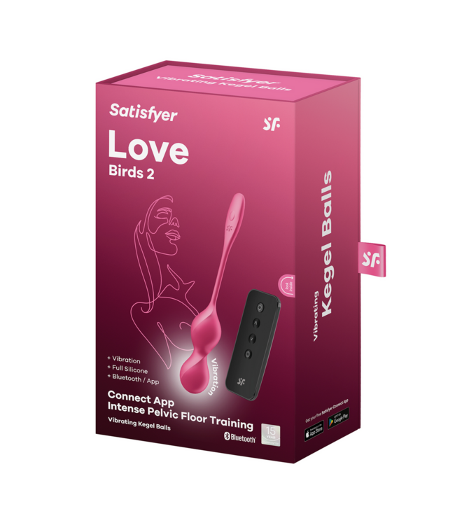 Satisfyer Love Birds 2 Connect - Vibrerende Kegel Trainer met App en Afstandsbediening