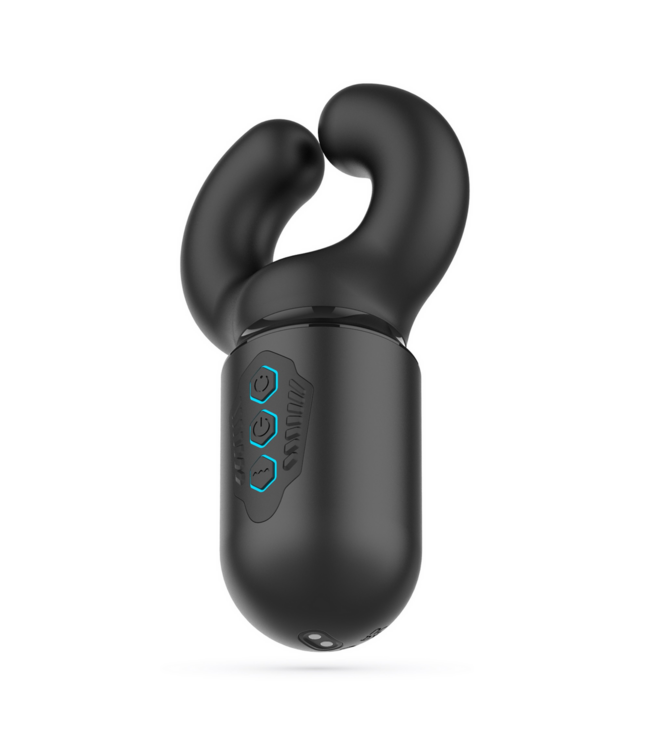 Crushious Kong Masturbator Zwart | 10 Vibraties en Drukstanden voor Ultiem Genot