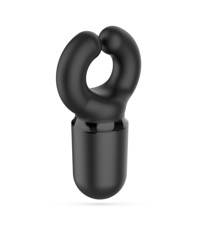 Crushious Kong Masturbator Schwarz – 10 Vibrationen & Druckstufen für maximale Lust