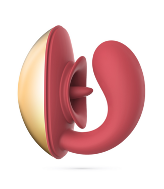 Crushious Arcane Red Couples Vibrator - Powerful, Discreet, 10 Vibration Modes