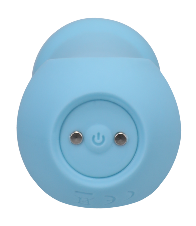Doc Johnson Euphoria Blue Rechargeable Silicone Wand Vibrator - Quiet & Powerful