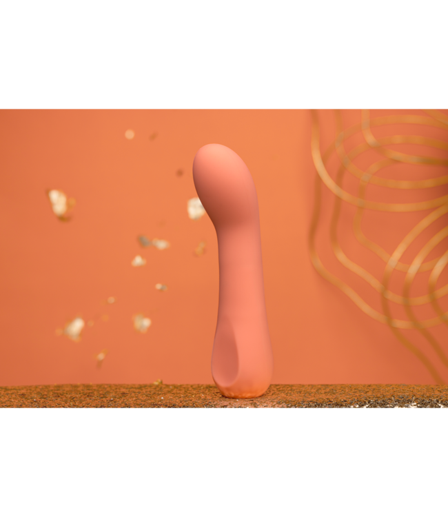 Doc Johnson Zen G-Spot Vibrator - Luxuriously Soft & Powerful Coral Bliss