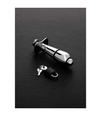 Steel by Shots Deluxe Buttplug Junior 12,8 cm – Edelstahl mit Gelenken für Temperaturschliff