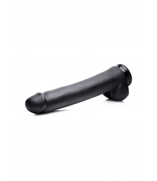 XR Brands The Master 33 cm Realistic Dildo with Suction Cup - Black Delight