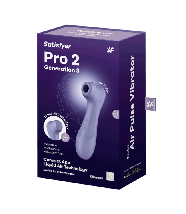 Satisfyer Pro 2 Gen 3 Velvet Pleasures: Air Pulse & Vibration, App Controlled