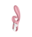 Satisfyer Hug Me Rabbit Vibrator – Pink, App-Controlled with Tongue Stimulation