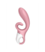 Satisfyer Hug Me Rabbit Vibrator – Pink, App-Controlled with Tongue Stimulation
