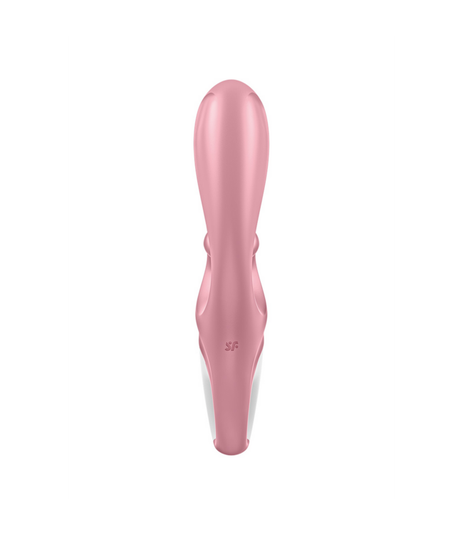Satisfyer Hug Me Rabbit Vibrator – Pink, App-Controlled with Tongue Stimulation