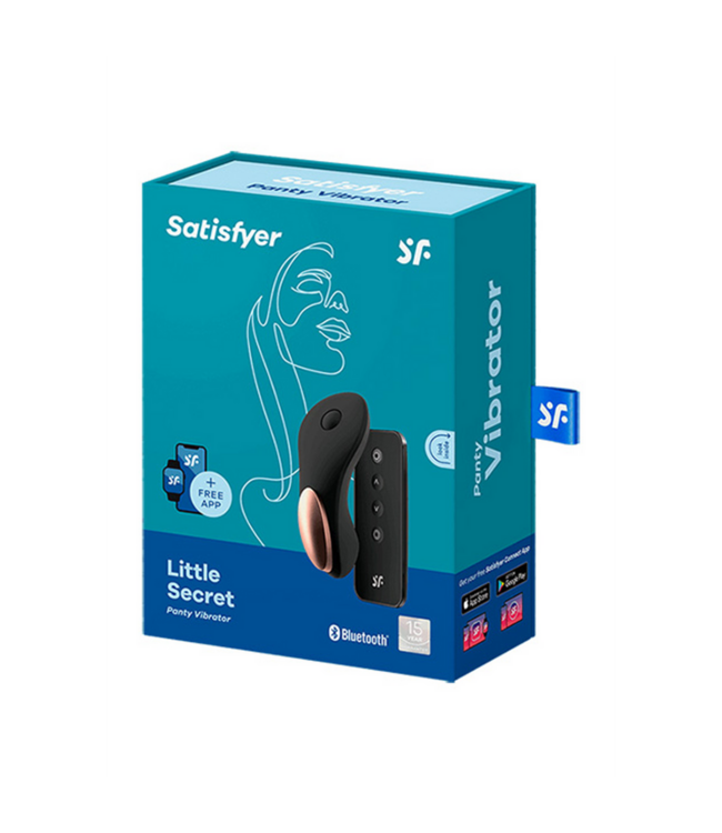 Satisfyer Little Secret Pantyvibrator Zwart | Waterdicht, Discreet en Ergonomisch