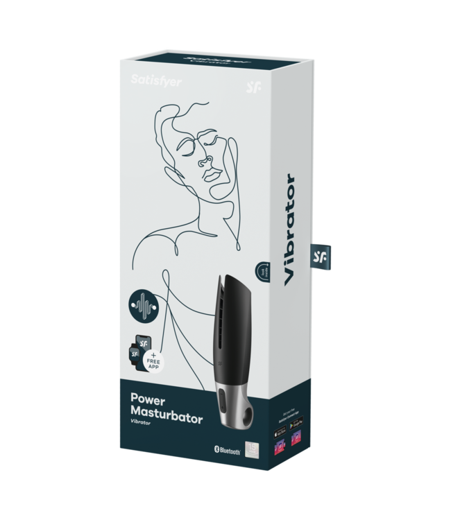 Satisfyer Power Masturbator: Flexible, Ribbed, App-Controlled Pleasure Device