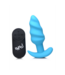 XR Brands BANG Toy Vibrierender Silikon-Swirl-Analplug mit Fernbedienung, 21 Modi