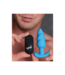 XR Brands BANG Toy Vibrierender Silikon-Swirl-Analplug mit Fernbedienung, 21 Modi