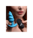 XR Brands BANG Toy Swirled Silicone Butt Plug met Afstandsbediening en 21 Vibraties