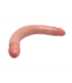 XR Brands Realistic Double Dildo 44.4 cm - Flesh-Colored Pleasure for All