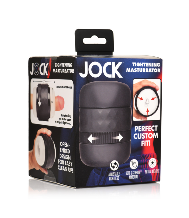 Curve Toys Intense Verstevigende Masturbator Zwart | 6 Strakkingsinstellingen & Textuur